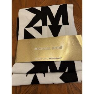 Michael Kors Logo Scarf  MSRP‎ $88 NWT No Headband Included